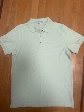 Port Authority mint green polo